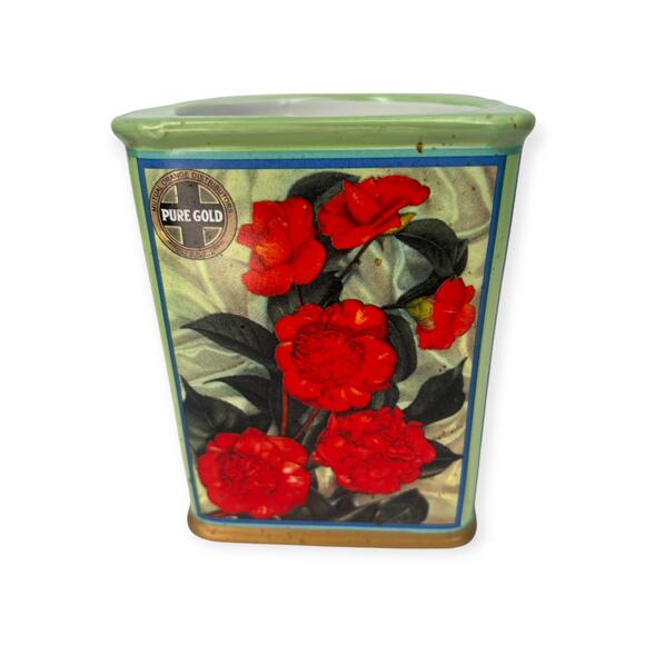 Vintage Oneida Ceramic Canister with Sealed Lid Camellia Kitchen Decor Container - Picture 4 of 6